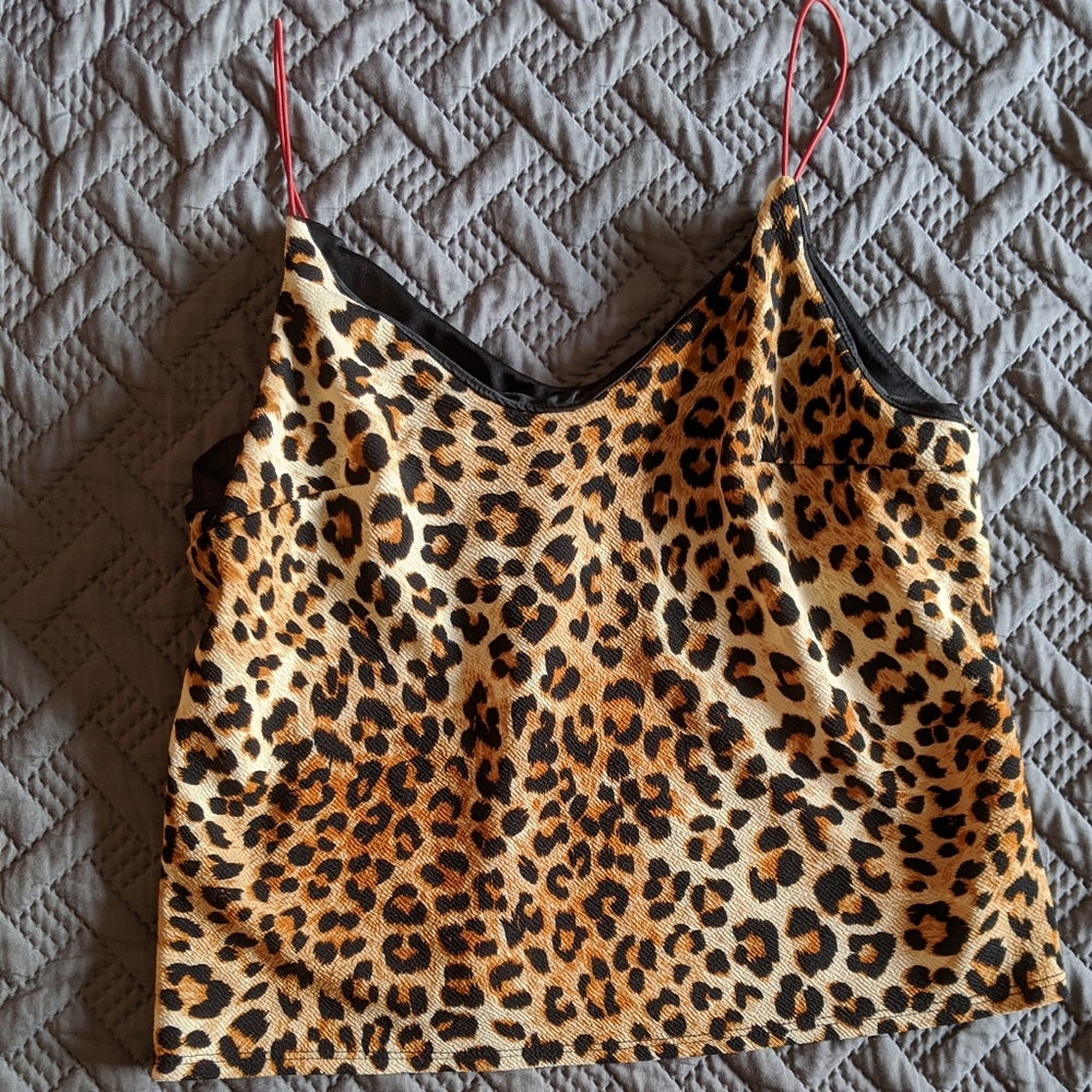 Cheetah Print Tank Top